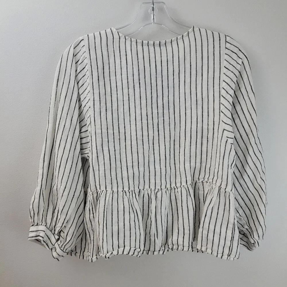 ZARA boho peasant blouse - Picture 8 of 9